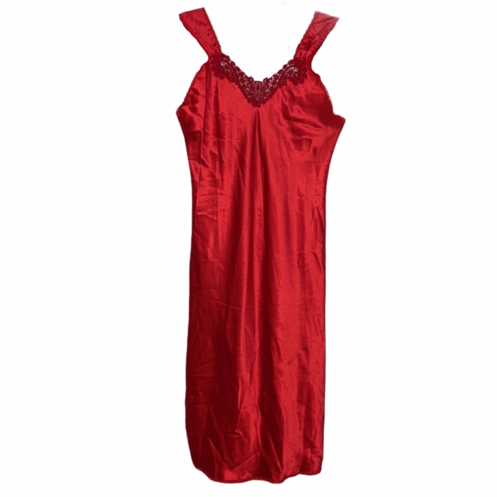 Victoria's Secret Vintage Red Slip Dress Small